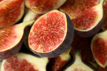 Ripe fig all over background, close up