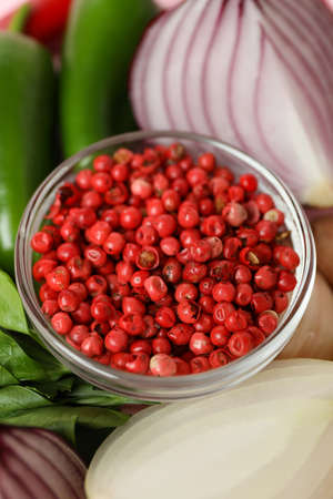 Spicy vegetables, close up and selective focusの写真素材