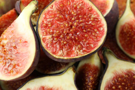 Ripe fig all over background, close upの写真素材