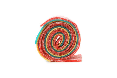 Tasty gummy candy isolated on white background.の写真素材