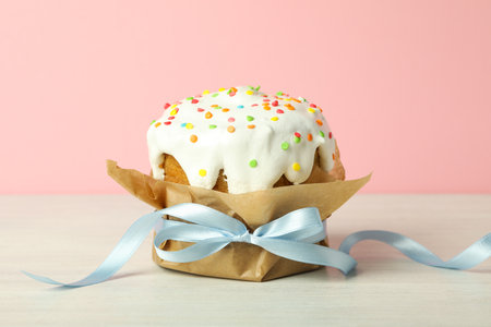 Concept of tasty Easter food, close up