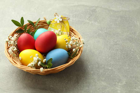 Concept of Happy Easter, space for text
