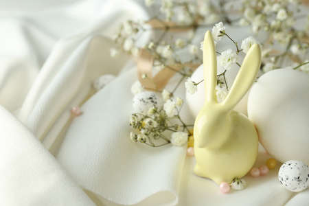 Concept of Happy Easter holidays, close upの写真素材