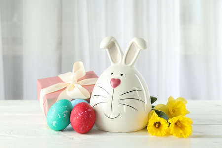 Concept of Happy Easter holidays, close up