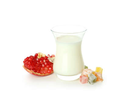 Ramadan Kareem food isolated on white backgroundの写真素材