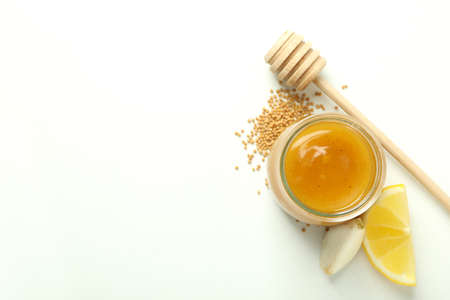 Concept of tasty food with sauce, space for textの写真素材