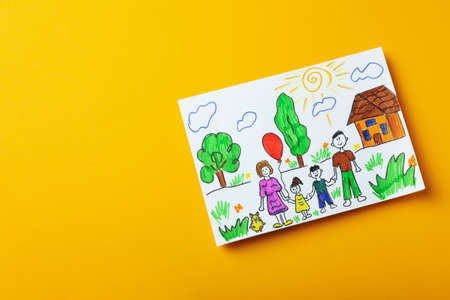 Concept of World Children's Day, space for textの写真素材
