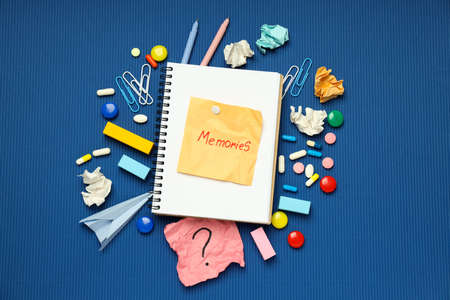 Concept of problems with memory, amnesia diseaseの写真素材