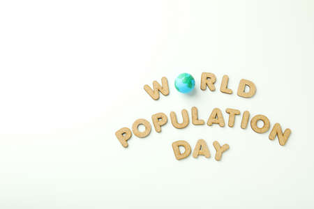 Concept or composition of World Population dayの写真素材