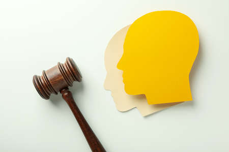 Concept of human rights on white backgroundの写真素材