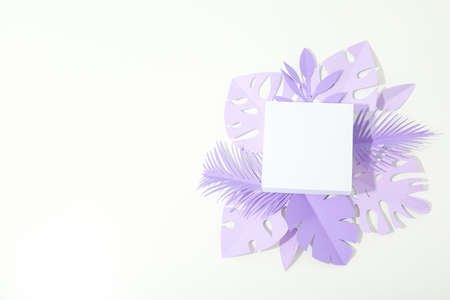 Composition with podium for your design and advertisingの写真素材