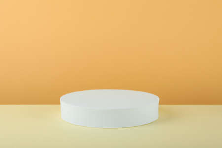 Composition with podium for your design and advertisingの写真素材