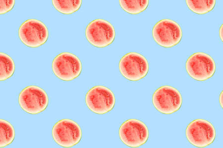 Bright and colorful background or wallpaper with watermelonの写真素材