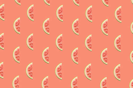 Bright and colorful background or wallpaper with watermelon