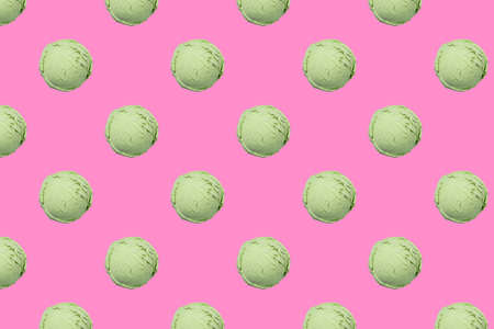 Bright and colorful background with ice cream