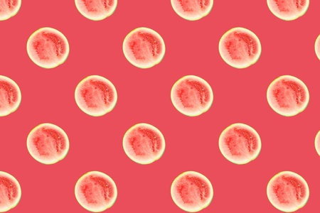Bright and colorful background or wallpaper with watermelon