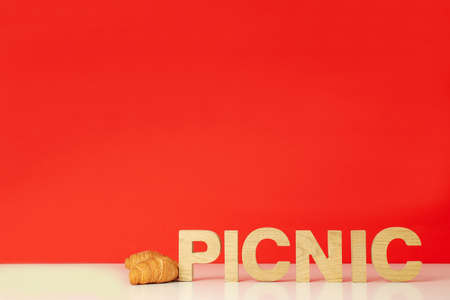 Concept of wonderful day out on picnicの写真素材
