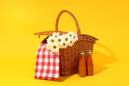 Concept of wonderful day out on picnicの写真素材