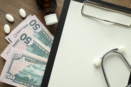 Concept of corruption in medicine, malpractice and law violationの写真素材