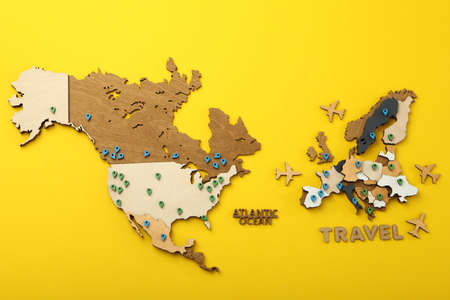 Concept of travel and adventure, traveler lifestyleの写真素材