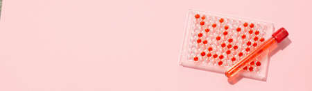 Concept of science and research with laboratory accessories