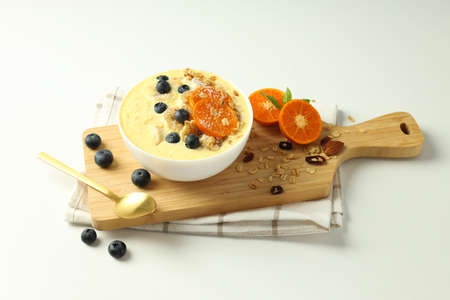 Concept of tasty and healthy food with smoothieの写真素材