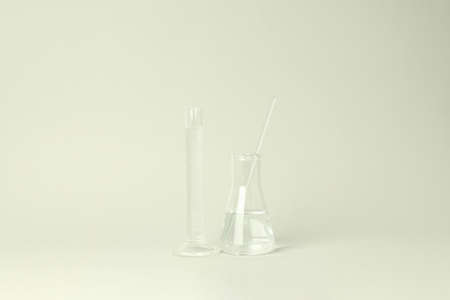 Concept of science and research with laboratory accessories