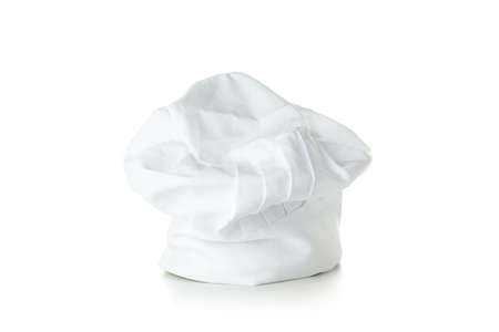Chef hat isolated on white backgroundの写真素材