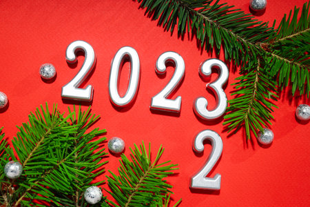 Concept of Change of year 2022 and 2023
