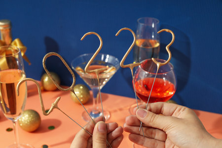 Concept of Change of year 2022 and 2023