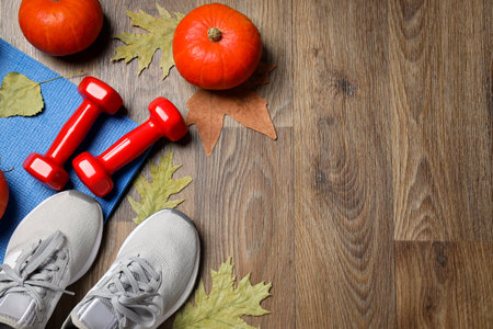 Concept of Sport and Autumn, Sport and Autumn seasonの写真素材