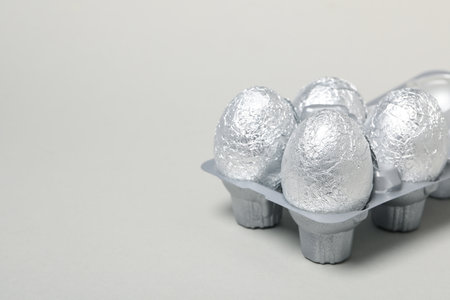 Concept of Silver, different silver textures and itemsの写真素材