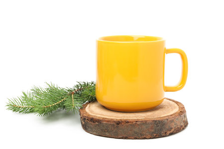 Concept of Christmas and Happy New Year, isolated on white backgroundの写真素材