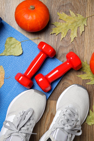 Concept of Sport and Autumn, Sport and Autumn seasonの写真素材