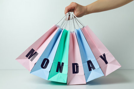 Concept of Cyber Monday sale, Cyber Monday sale and discountの写真素材