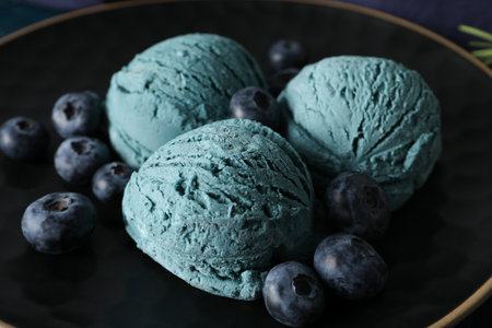 Concept of delicious sweet food, ice creamの写真素材