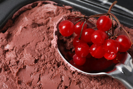 Concept of delicious sweet food, ice creamの写真素材