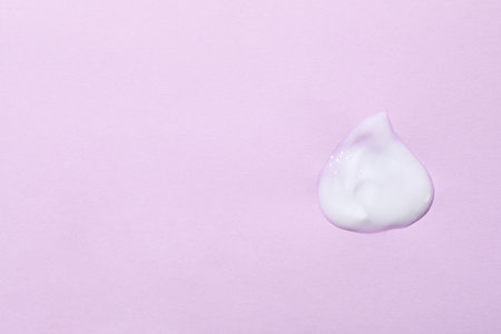 Concept of skin care, cream cosmetic, space for textの写真素材