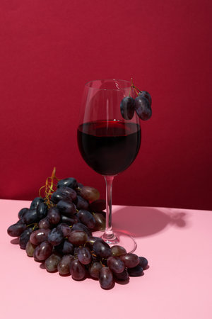 Concept of delicious alcohol drink, tasty wineの写真素材