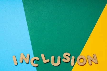 Concept of Diversity, Inclusion and Equality, space for textの写真素材