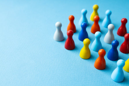 Concept of Diversity, Inclusion and Equality, space for textの写真素材