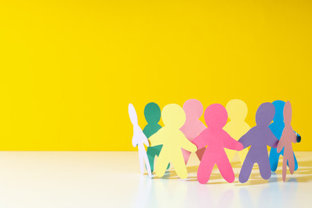 Concept of Diversity, Inclusion and Equality, space for textの写真素材