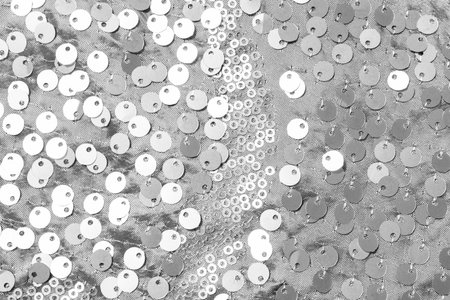 Concept of Silver, different silver textures and itemsの写真素材