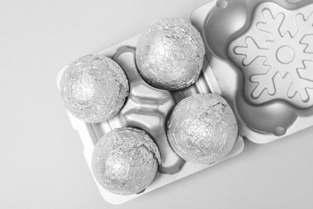 Concept of Silver, different silver textures and items