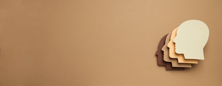 Concept of Diversity, Inclusion and Equality, space for textの写真素材