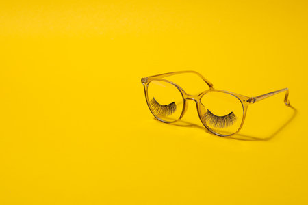 Ð¡oncept of cosmetology tools and beauty treatment, false eyelashesの写真素材