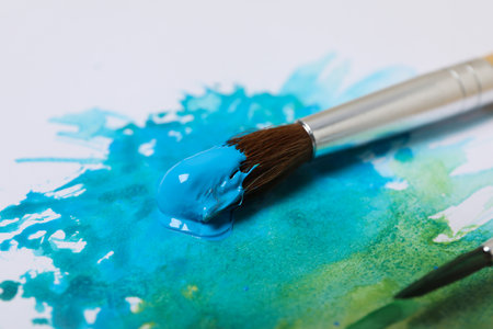 Concept of drawing, creativity in drawing and artの写真素材