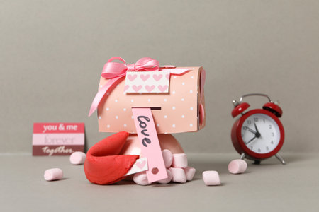Concept of Happy Valentine's day, Happy lovers dayの写真素材