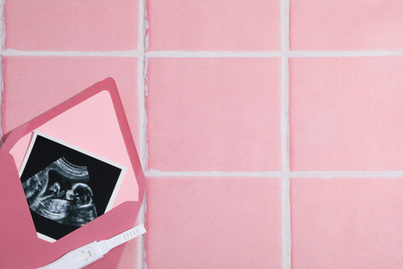Concept of maternity, parenting and pregnancy, space for text