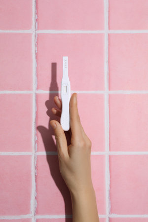 Concept of maternity, parenting and pregnancy, top viewの写真素材